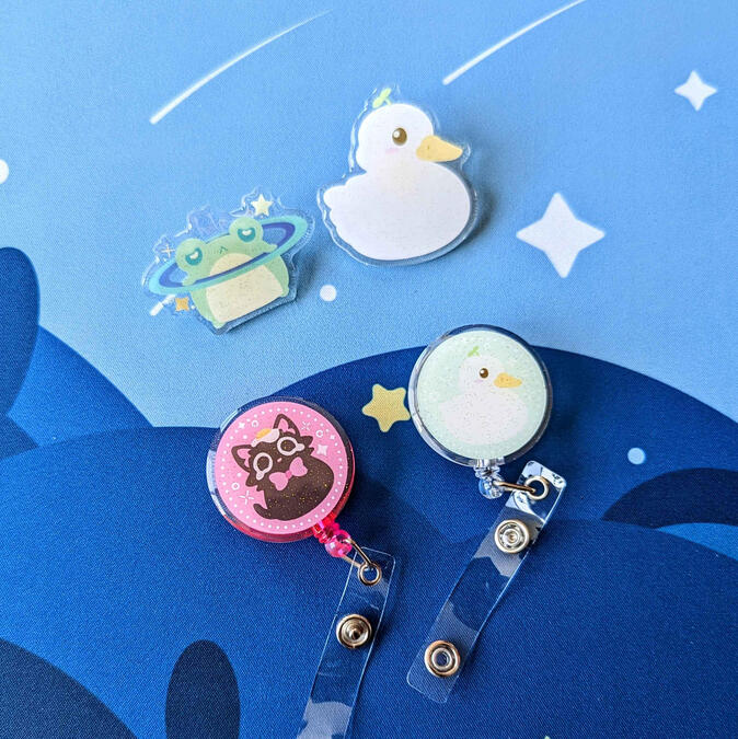 Acrylic Pins & Badge Reels